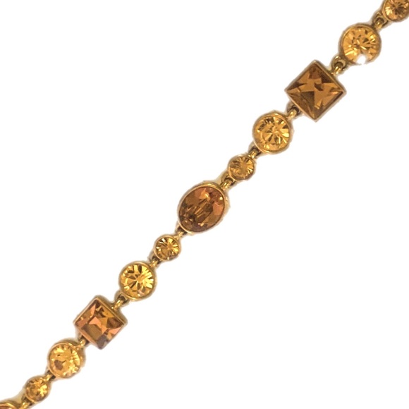 Vintage Signed Givenchy Designer Tennis Bracelet - Picture 3 of 5